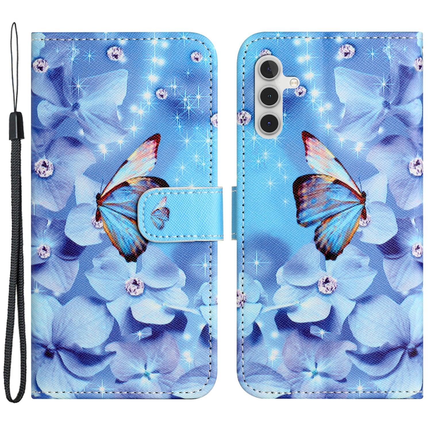Til Samsung Galaxy A25 5G 3D-mønsterudskrivning telefonetui PU læder pungholder cover Til Samsung Galaxy A25 5G 3D-mønsterudskrivning telefonetui PU læder pungholder cover